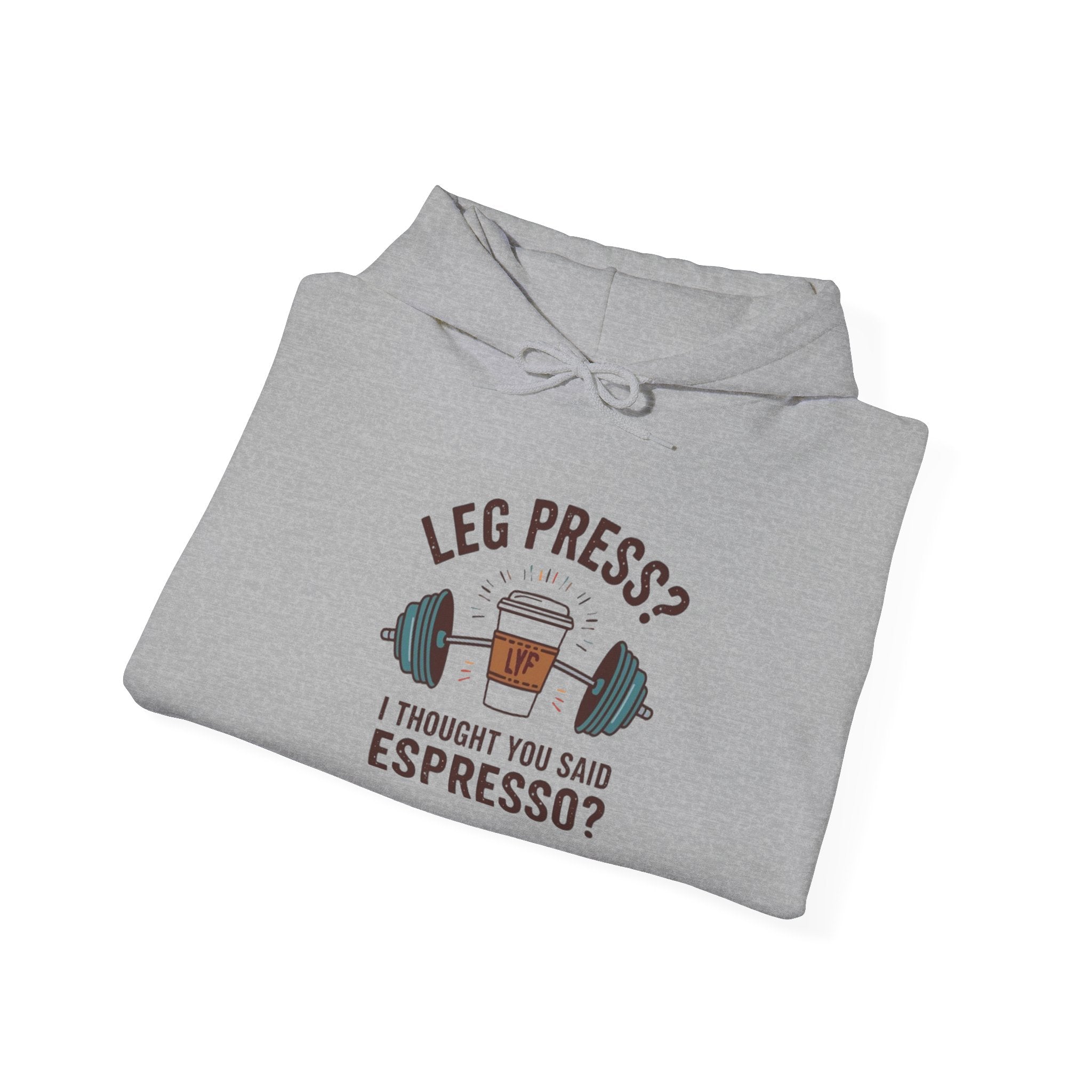 Leg Press Coffee Lovers Hoodie
