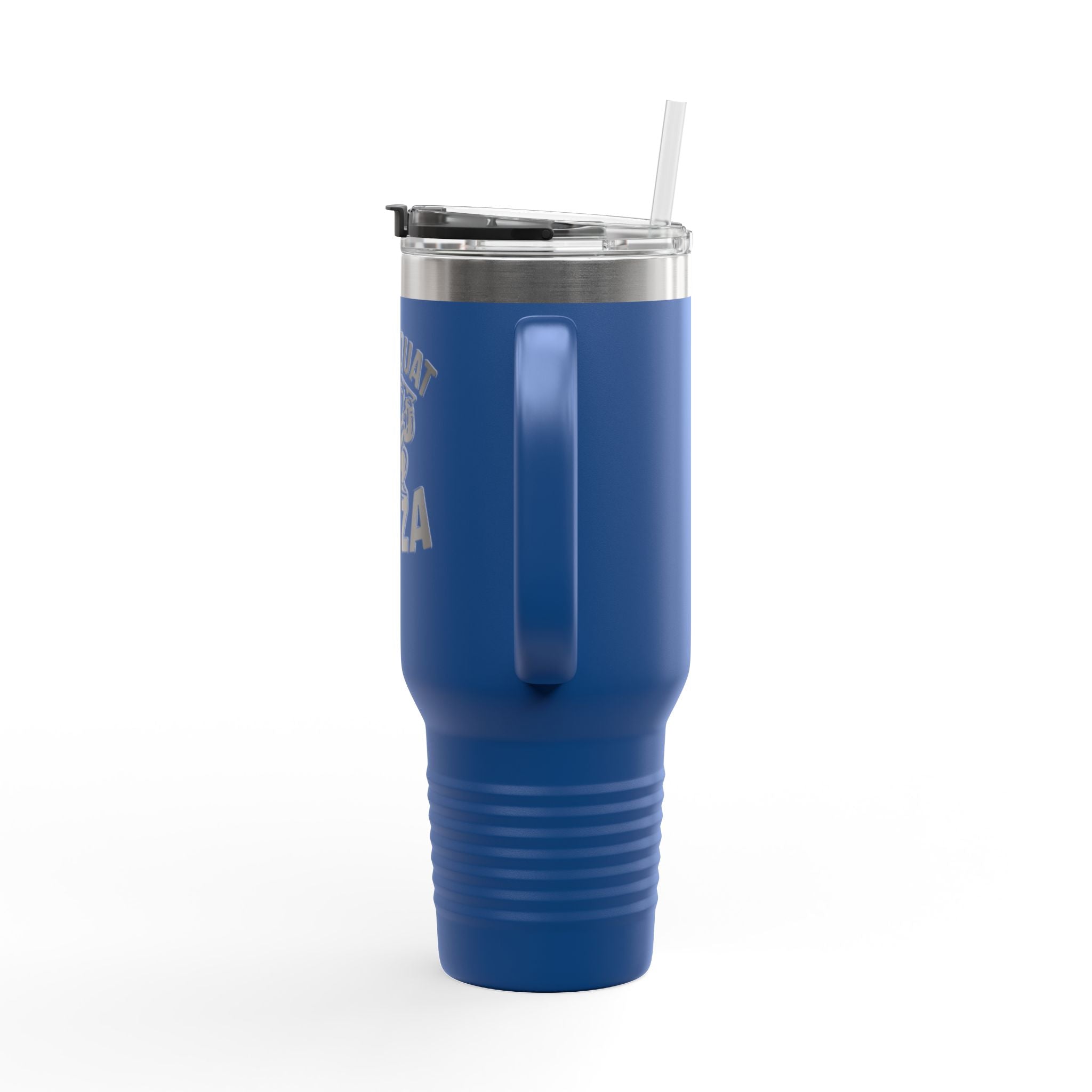 Will Squat for Pizza Insulated Travel Mug | 40oz Tumbler
