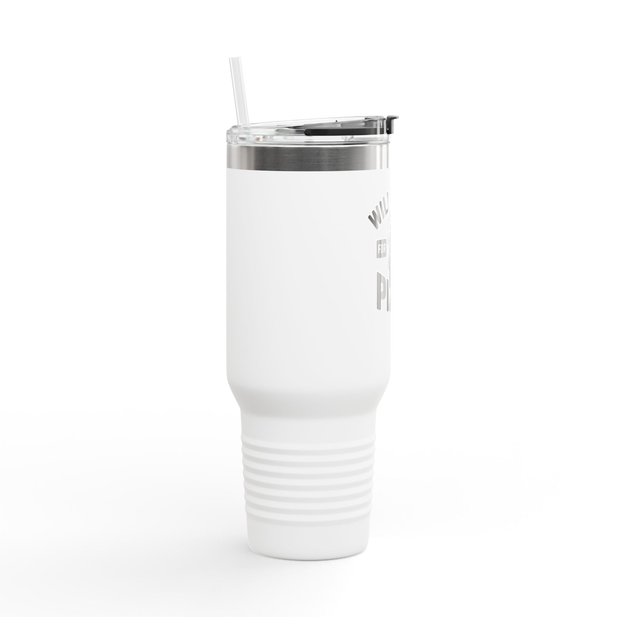 Will Squat for Pizza Insulated Travel Mug | 40oz Tumbler
