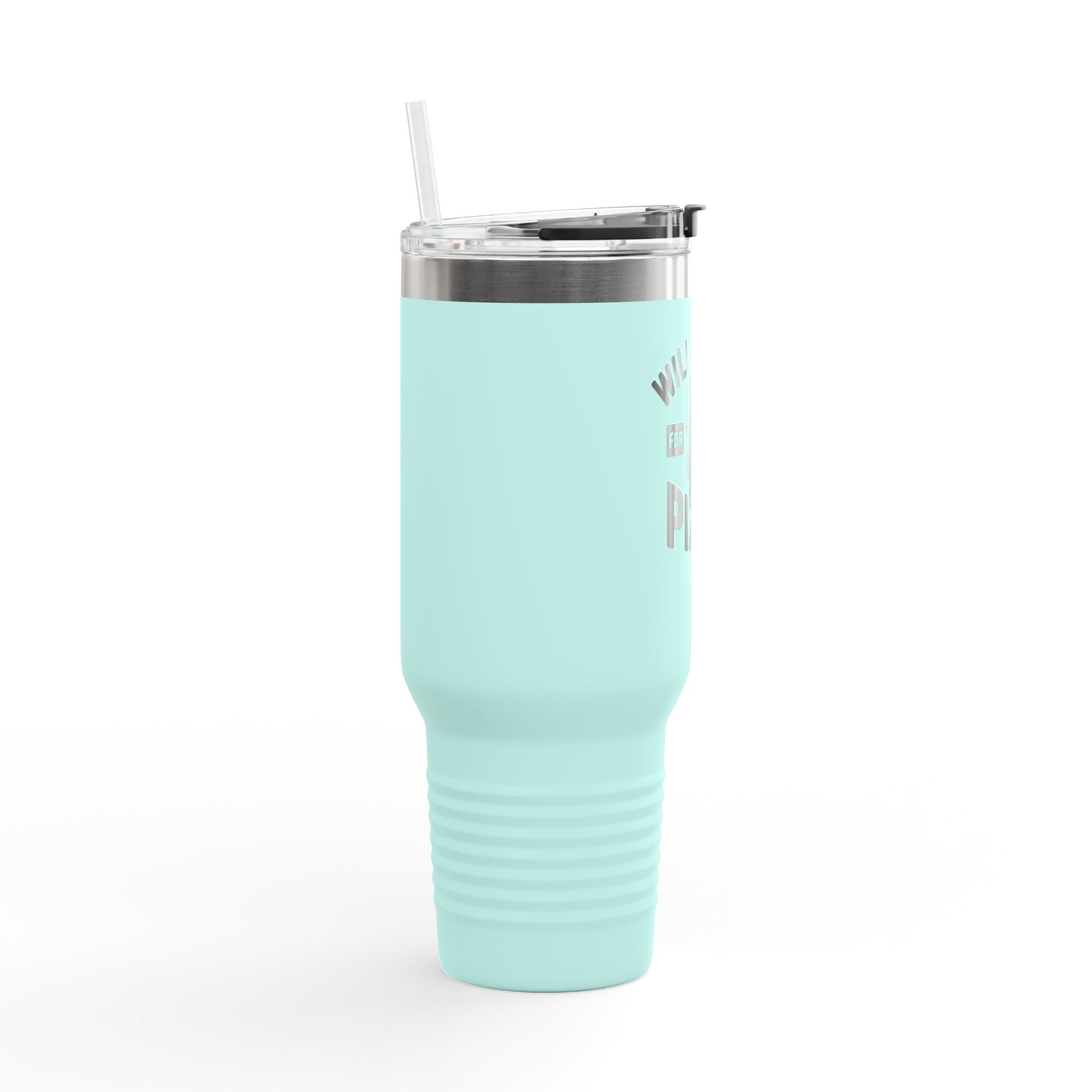 Will Squat for Pizza Insulated Travel Mug | 40oz Tumbler
