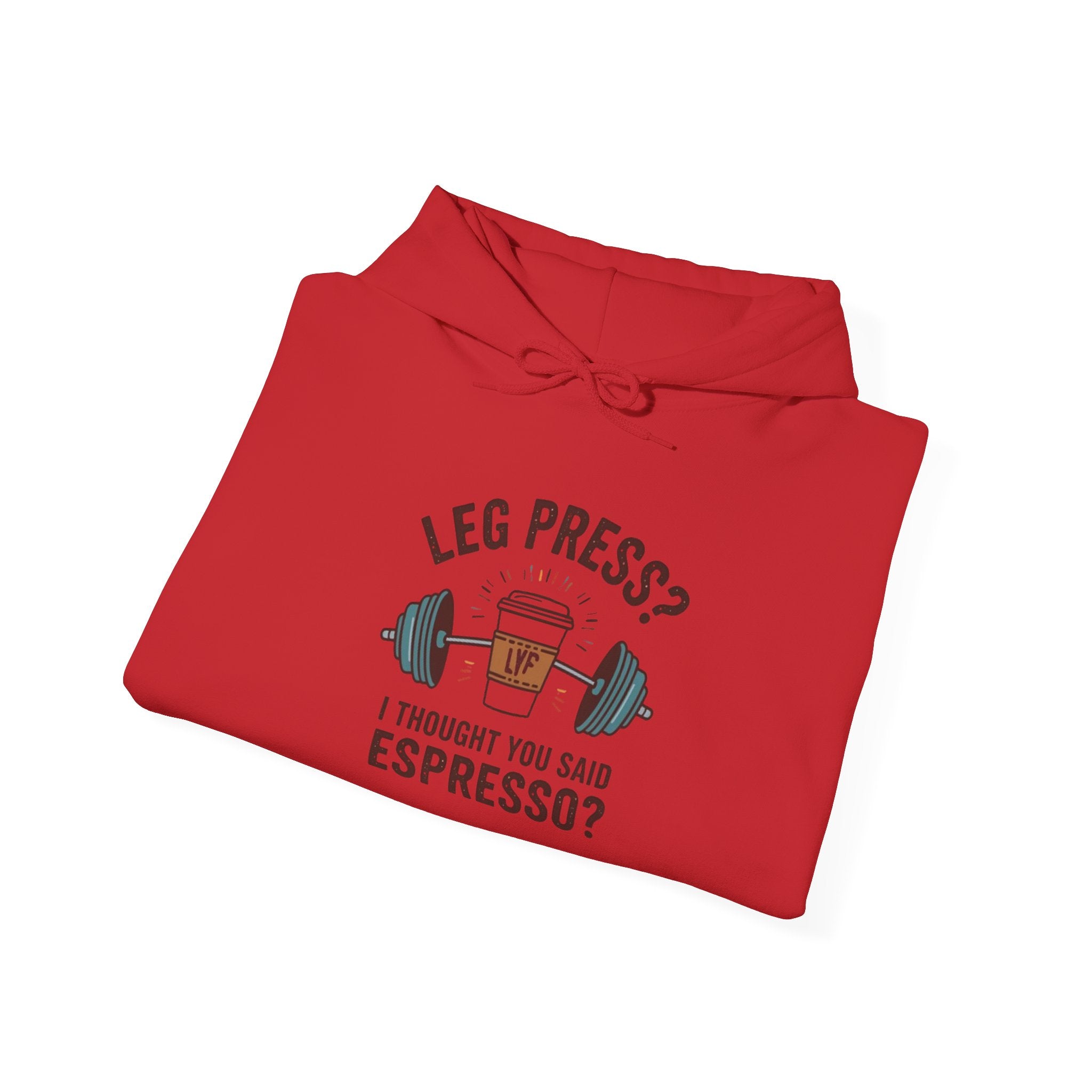 Leg Press Coffee Lovers Hoodie