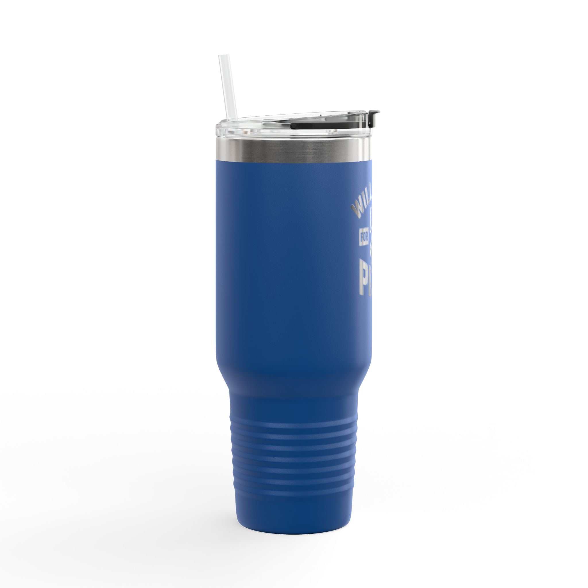 Will Squat for Pizza Insulated Travel Mug | 40oz Tumbler