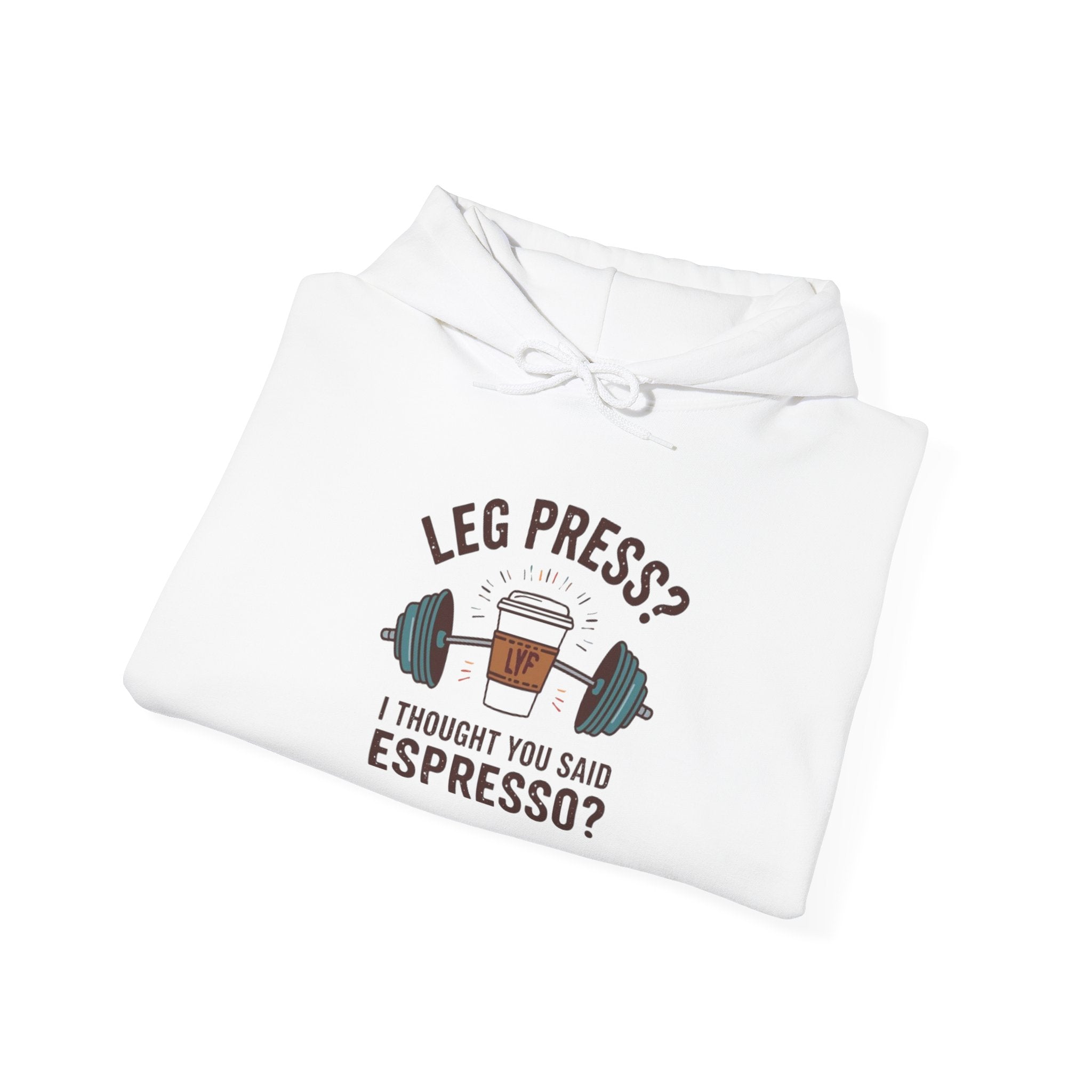Leg Press Coffee Lovers Hoodie