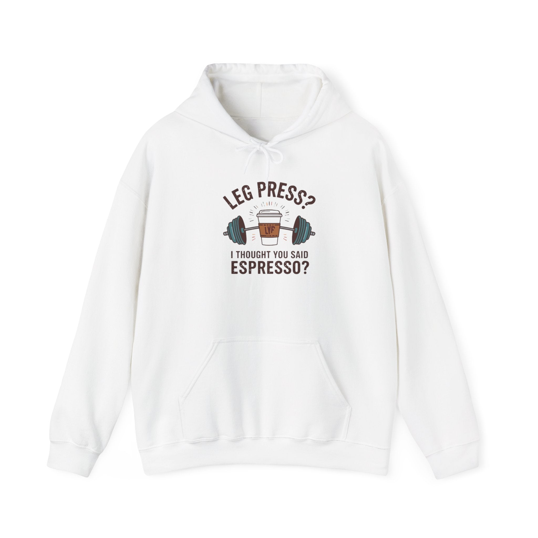 Leg Press Coffee Lovers Hoodie