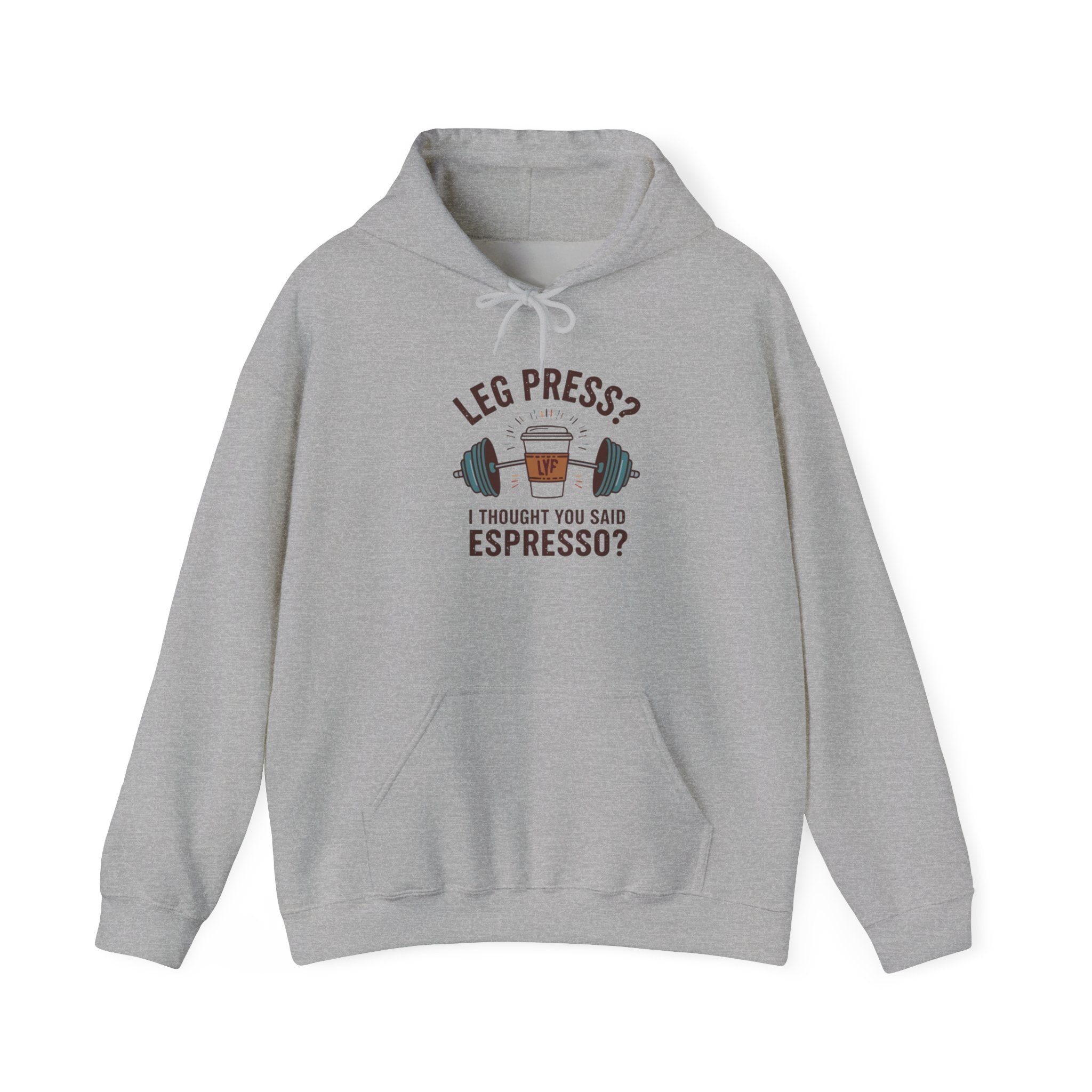 Leg Press Coffee Lovers Hoodie